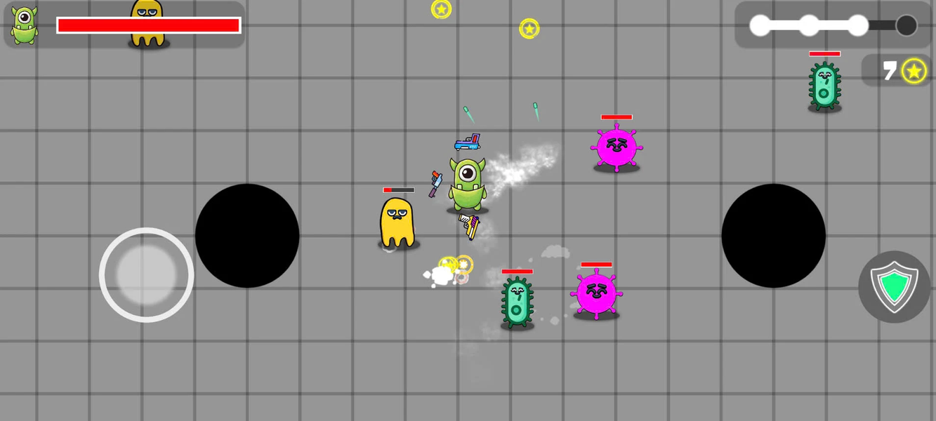 Monsters Defender - Gameplay image of android game