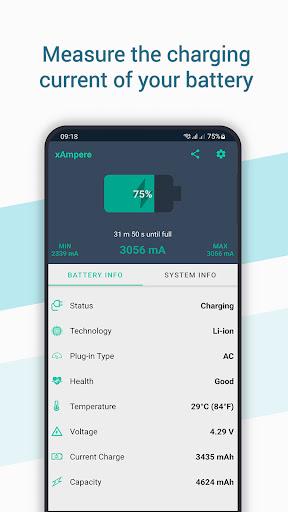 xAmpere - Battery Charge Info - عکس برنامه موبایلی اندروید