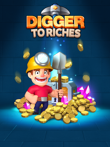 Digger To Riches： Idle mining game - Gameplay image of android game