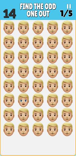 Find The Odd One Emoji Puzzle - عکس برنامه موبایلی اندروید