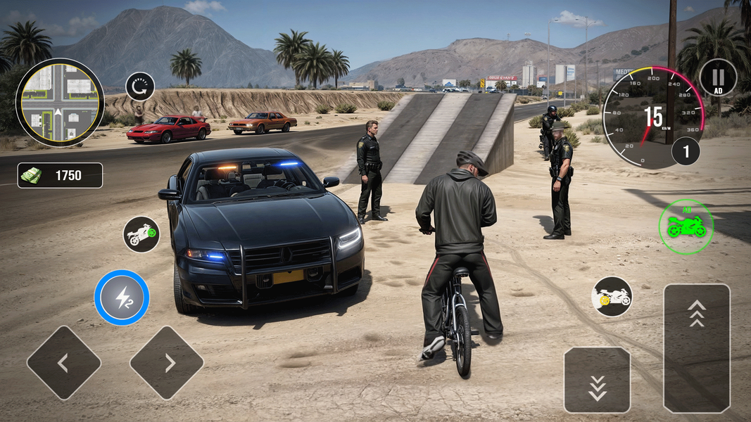 Vegas Crime Sim Gangster Games - Gameplay image of android game