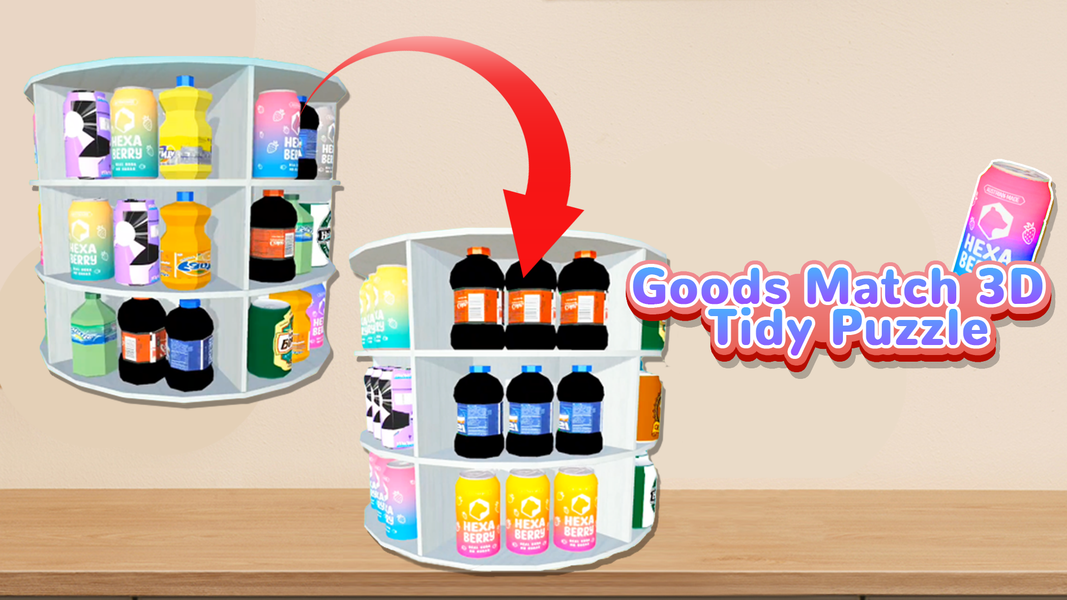 Goods Match 3D- Tidy Puzzle - Gameplay image of android game