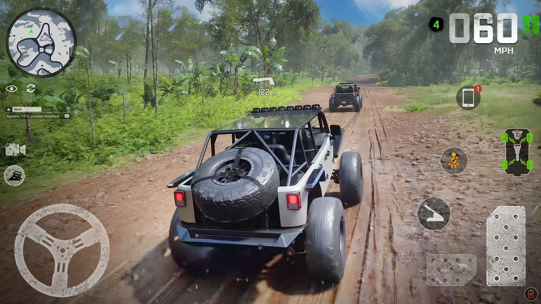 ۴x۴ Jeep Driving Sim Game ۳D - عکس بازی موبایلی اندروید