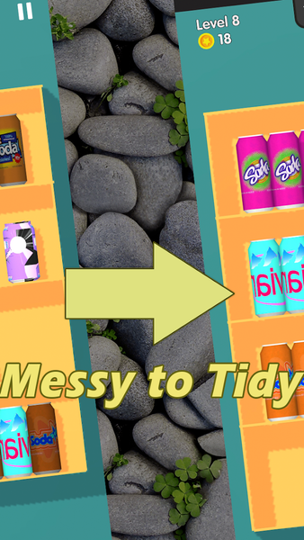 Tidy Box Match 3D - Gameplay image of android game