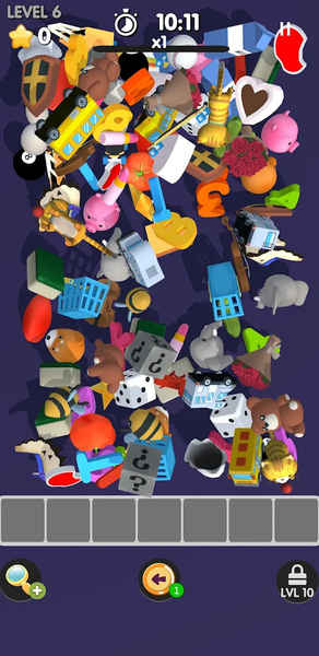 Tile Toy Match 3D - Gameplay image of android game