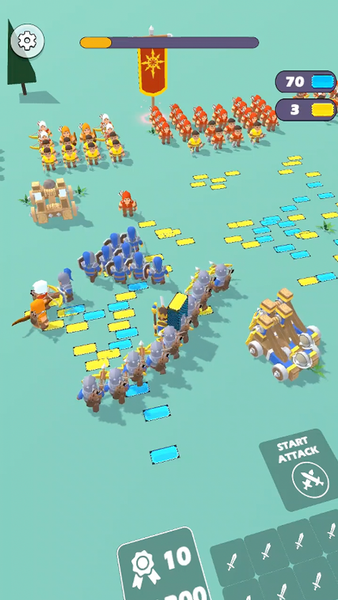 Tiny Commander - Gameplay image of android game