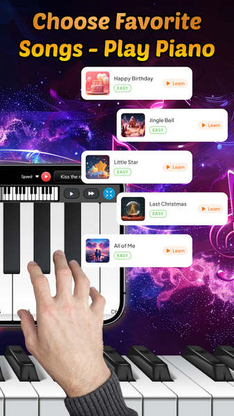 Learn Piano - Perfect Piano - عکس برنامه موبایلی اندروید