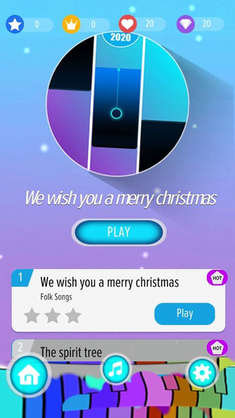 Magic Piano Tiles Songs - Gameplay image of android game