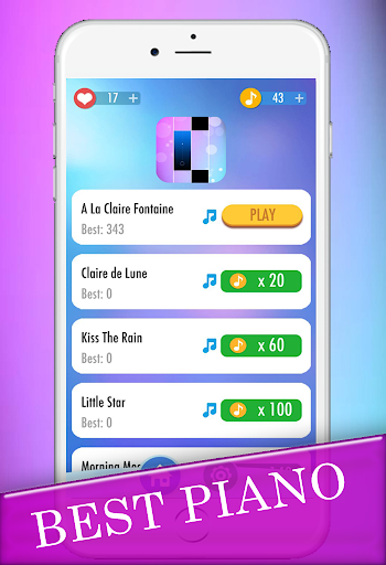 Piano Tiles Game - Gameplay image of android game