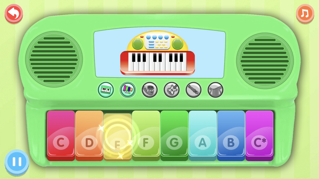 ABC Piano for Kids: Learn&Play - Image screenshot of android app