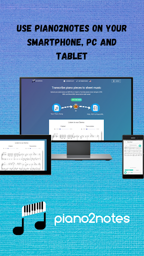 Piano۲Notes - Notes from Piano - عکس برنامه موبایلی اندروید