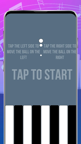 Piano Balls Challenge - Gameplay image of android game