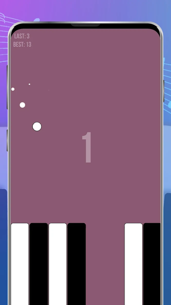 Piano Balls Challenge - Gameplay image of android game