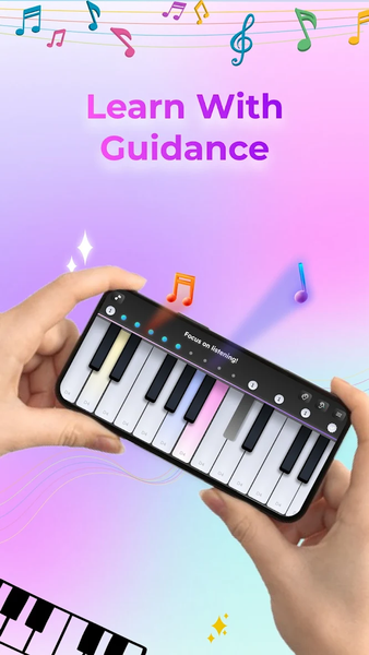Piano Player - Learning Lesson - عکس برنامه موبایلی اندروید