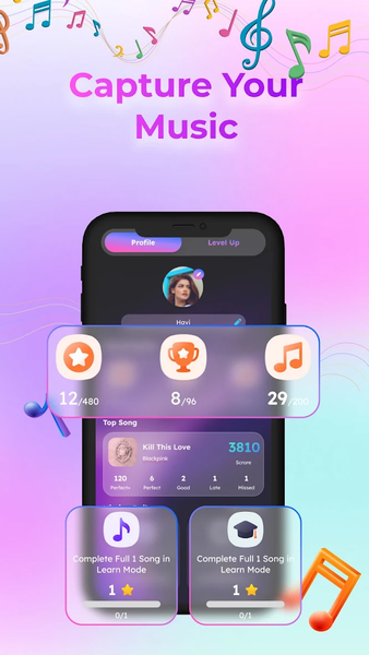 Piano Player - Learning Lesson - عکس برنامه موبایلی اندروید