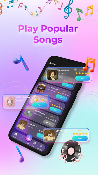 Piano Player - Learning Lesson - عکس برنامه موبایلی اندروید