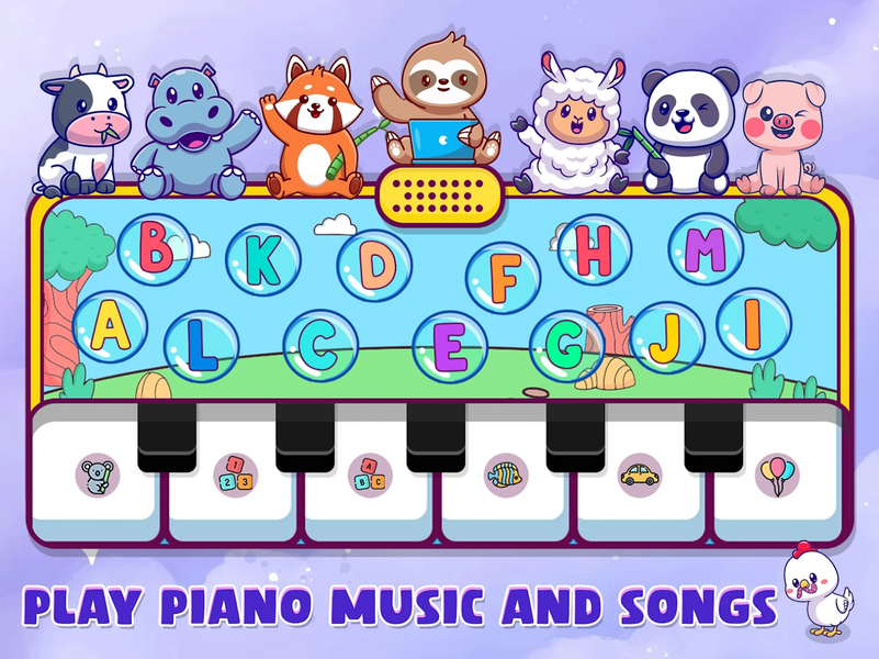 Baby Piano Kids Musical Games - عکس بازی موبایلی اندروید