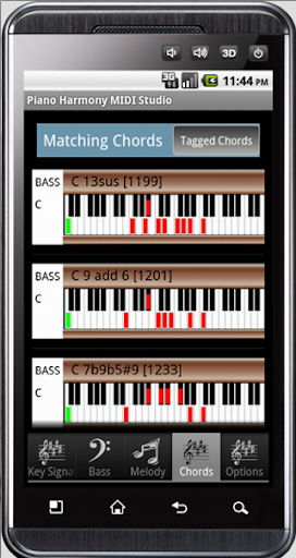 Piano Harmony MIDI Studio Pro - عکس برنامه موبایلی اندروید