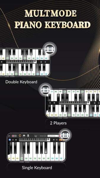 Learn Piano - Real Keyboard - عکس برنامه موبایلی اندروید