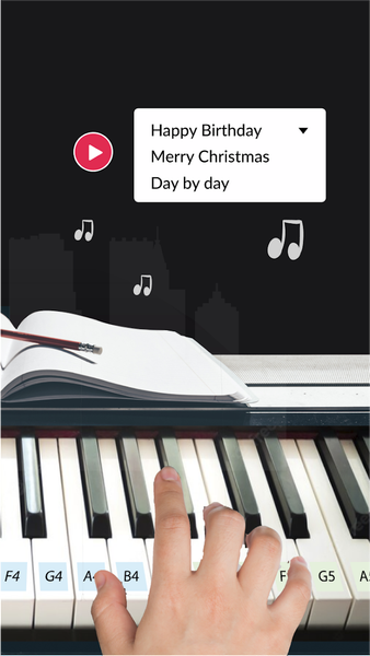 Learn Piano - Real Keyboard - عکس برنامه موبایلی اندروید