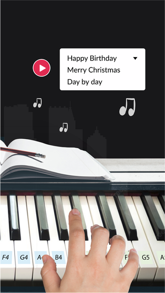 Learn Piano - Real Keyboard - Image screenshot of android app