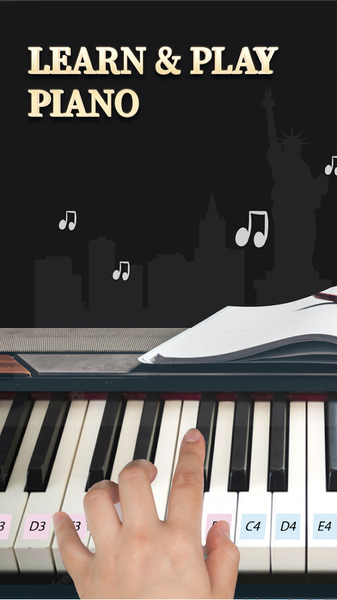 Learn Piano - Real Keyboard - Image screenshot of android app