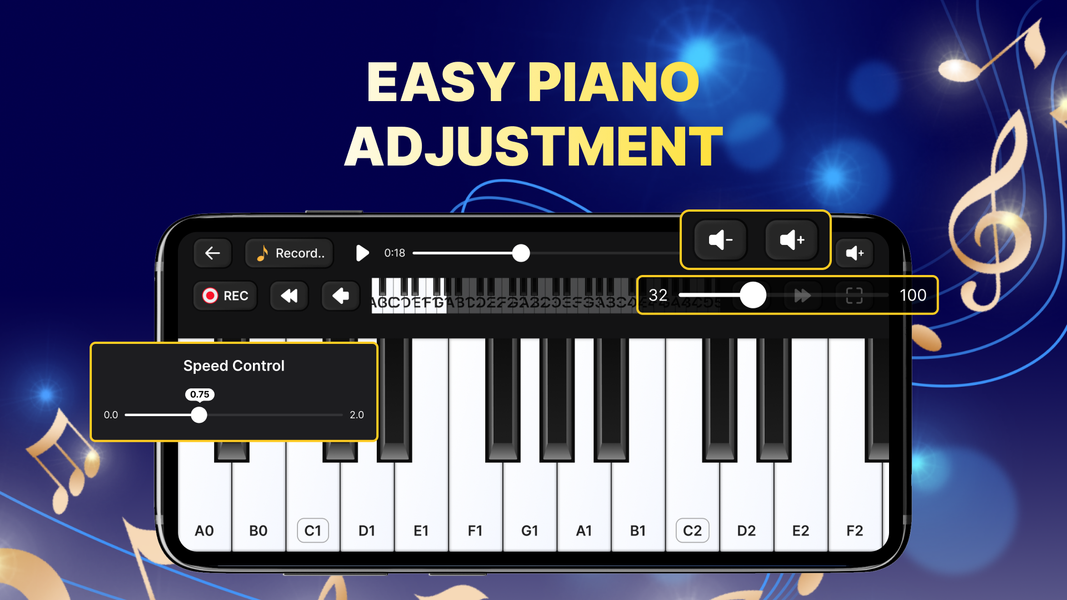Piano Keyboard: Learn Piano - عکس برنامه موبایلی اندروید