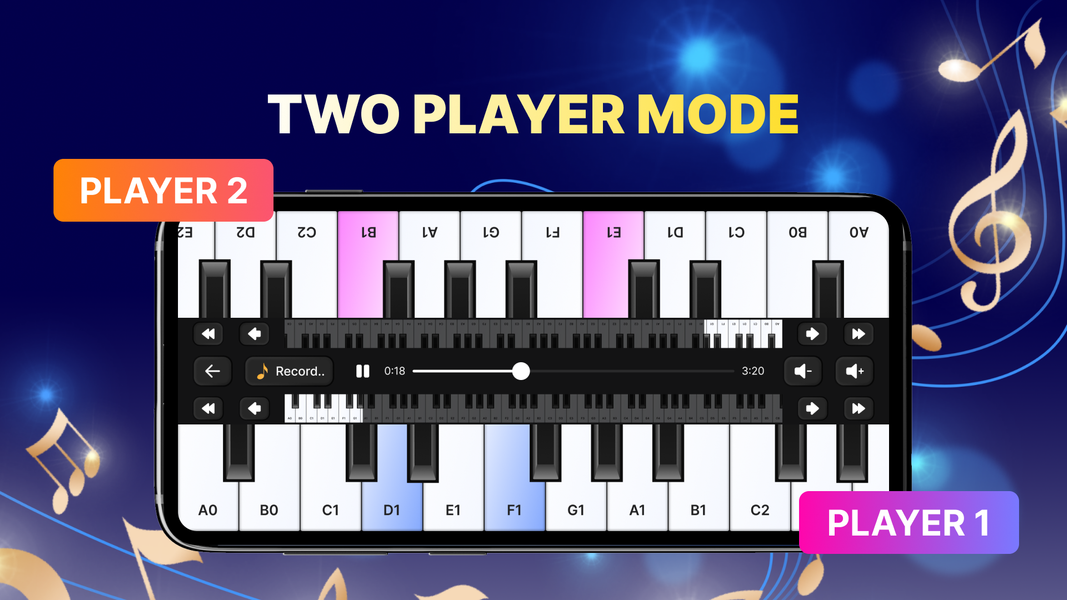 Piano Keyboard: Learn Piano - عکس برنامه موبایلی اندروید