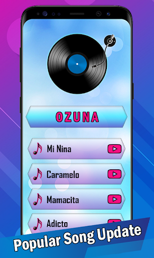 Caramelo - Ozuna Piano Tiles - Gameplay image of android game