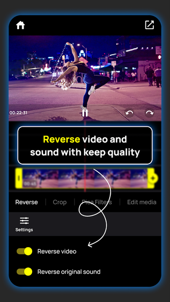 RevBack: Reverse Video maker - Image screenshot of android app