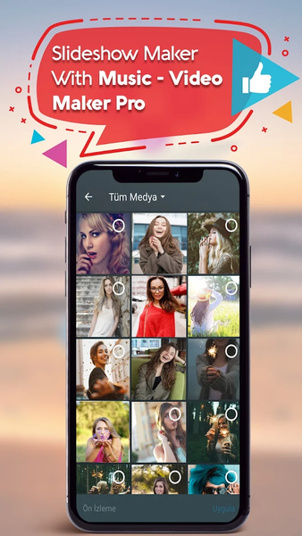 Slideshow Maker With Music - عکس برنامه موبایلی اندروید
