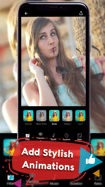 Slideshow Maker With Music - عکس برنامه موبایلی اندروید
