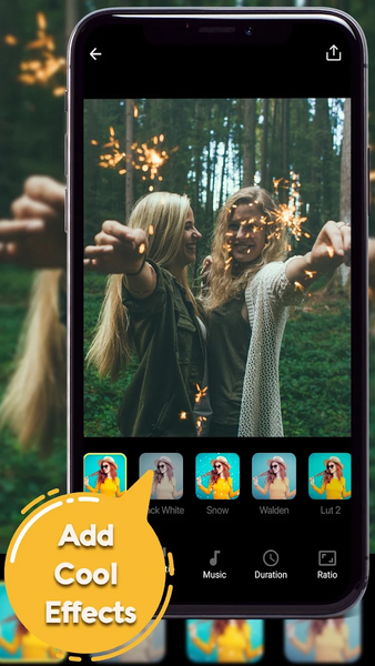 Slideshow Maker With Music - عکس برنامه موبایلی اندروید