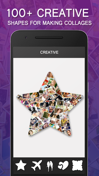 Shape Collage - Automatic Phot - عکس برنامه موبایلی اندروید