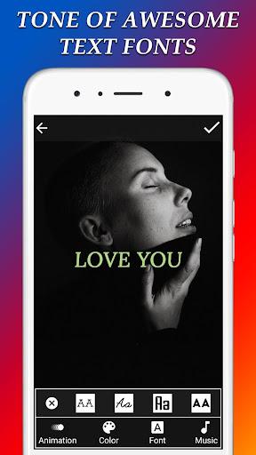Text On Video & Photo - Image screenshot of android app