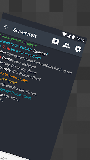 PickaxeChat for Minecraft - Image screenshot of android app
