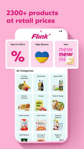 Flink: Groceries in minutes - عکس برنامه موبایلی اندروید