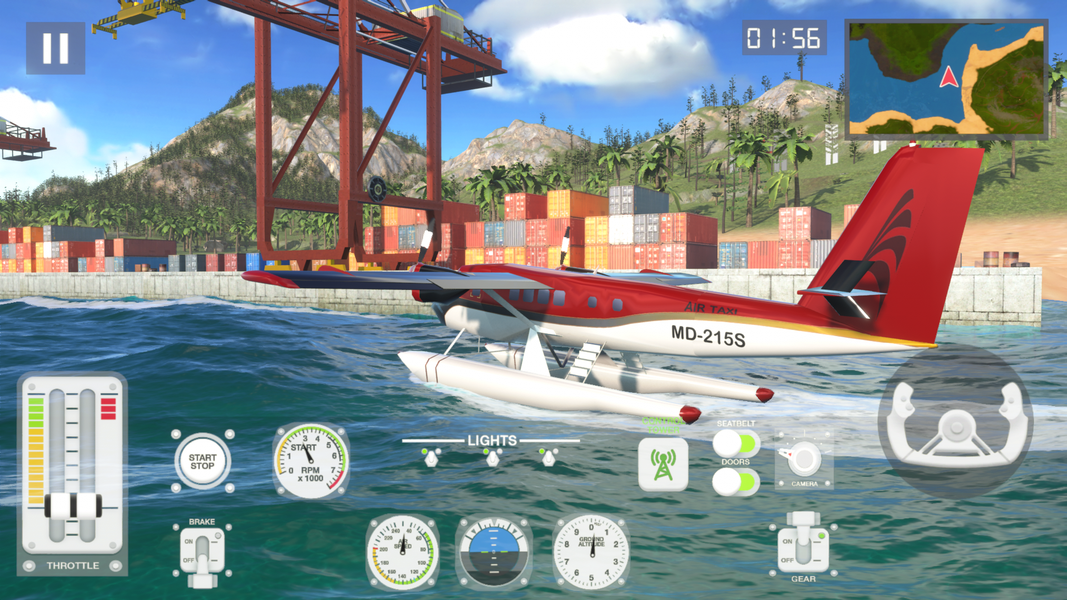 Airplane Flight Simulator - عکس بازی موبایلی اندروید