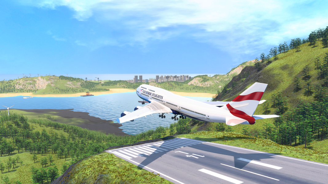 Airplane Flight Simulator - عکس بازی موبایلی اندروید