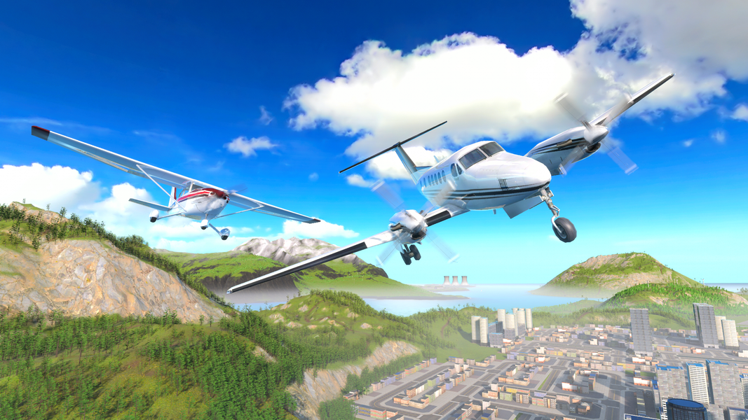 Airplane Flight Simulator - عکس بازی موبایلی اندروید