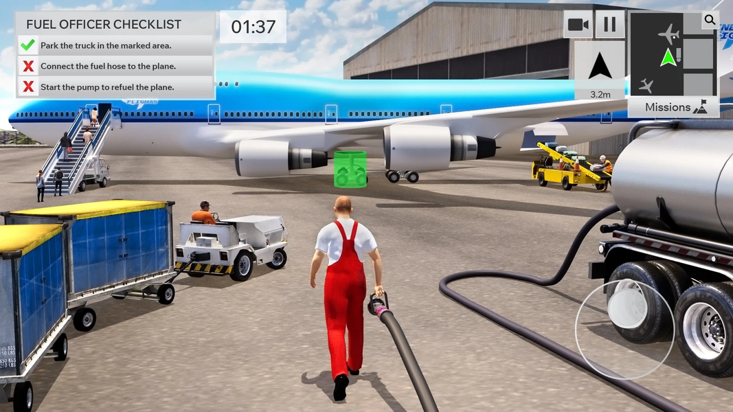 Airplane Pilot Airport Tycoon - عکس بازی موبایلی اندروید