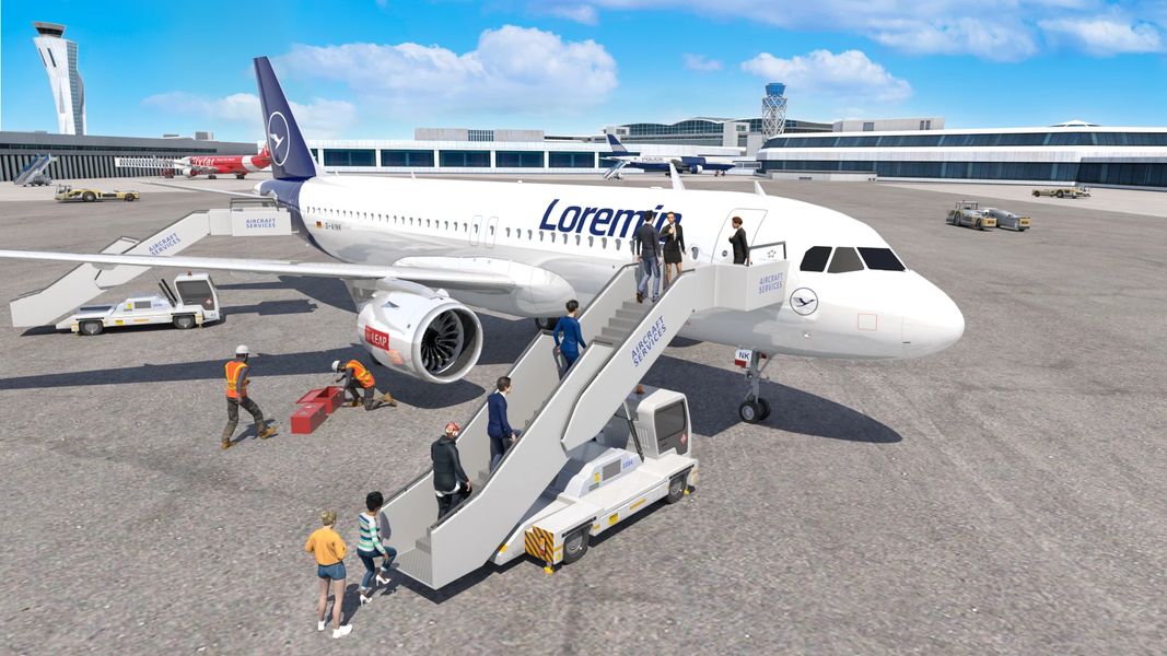 Airplane Pilot Airport Tycoon - عکس بازی موبایلی اندروید