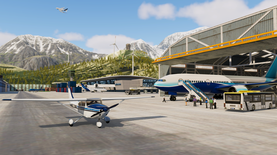 Airplane Pro: Flight Simulator - عکس بازی موبایلی اندروید