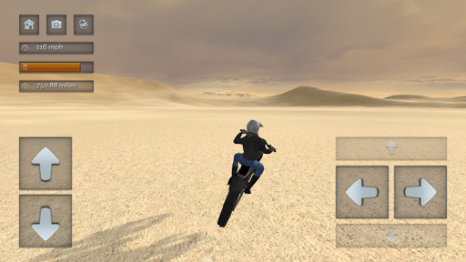 Bike Driving Simulator 3D - Gameplay image of android game
