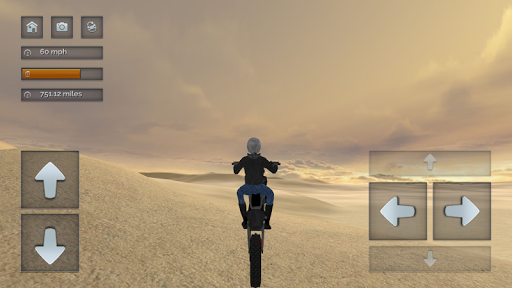 Bike Driving Simulator 3D - Gameplay image of android game