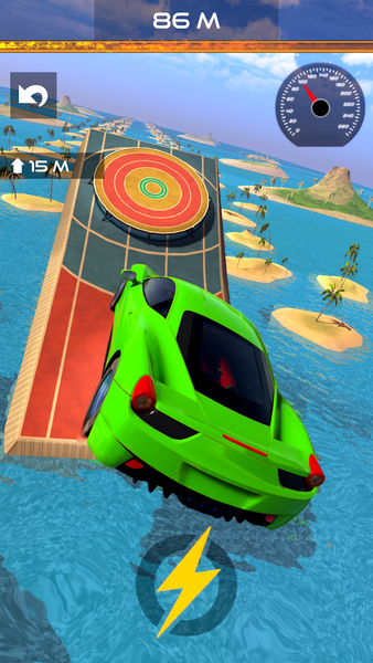 Car Jump - Mega Extreme Ramps - عکس بازی موبایلی اندروید
