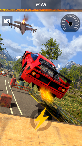 Car Jump - Mega Extreme Ramps - عکس بازی موبایلی اندروید