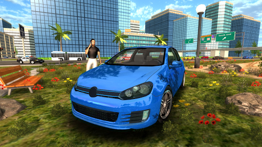 Crime Car Driving Simulator - Gameplay image of android game