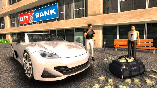 Crime Car Driving Simulator - Gameplay image of android game