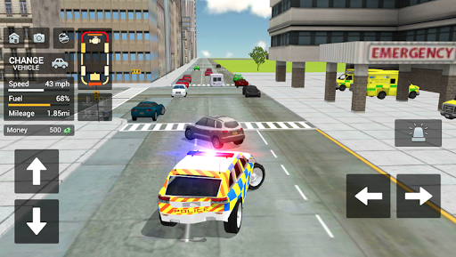 City Police Car Driving Chase - Gameplay image of android game